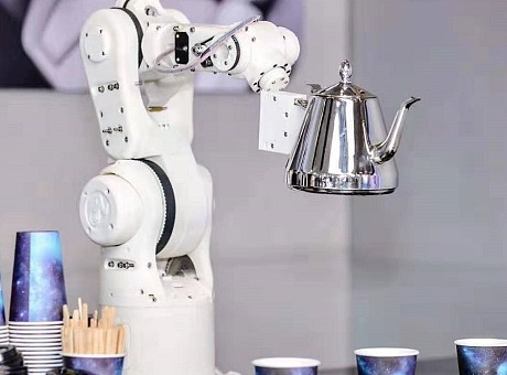 机器人租赁展厅讲解互动机器人调酒倒酒机械臂商演