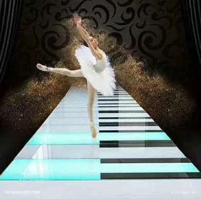 地板钢琴出租创意网红地上钢琴脚踩钢琴道具租赁
