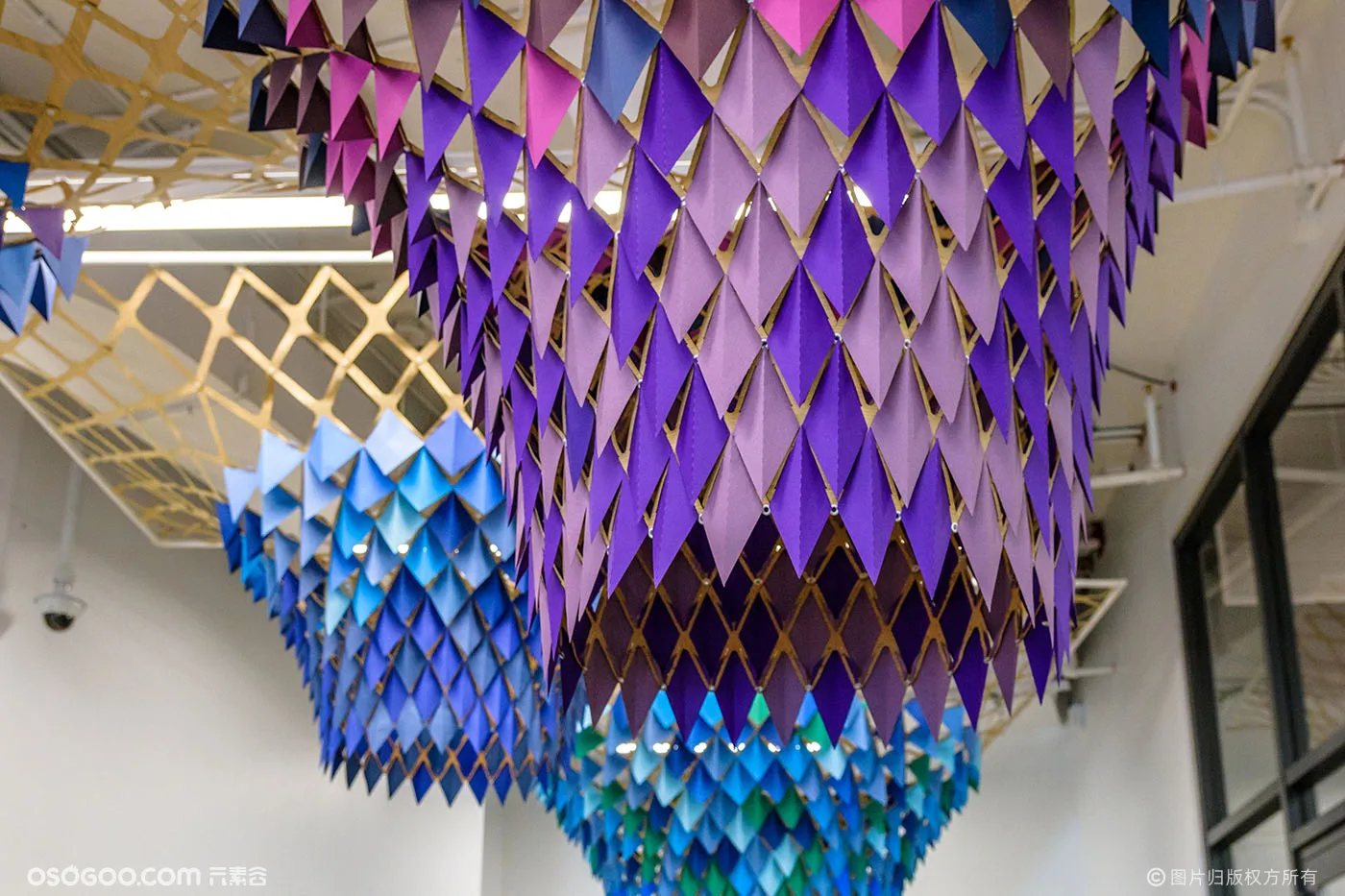 环保材料折纸也可以这么壮观
