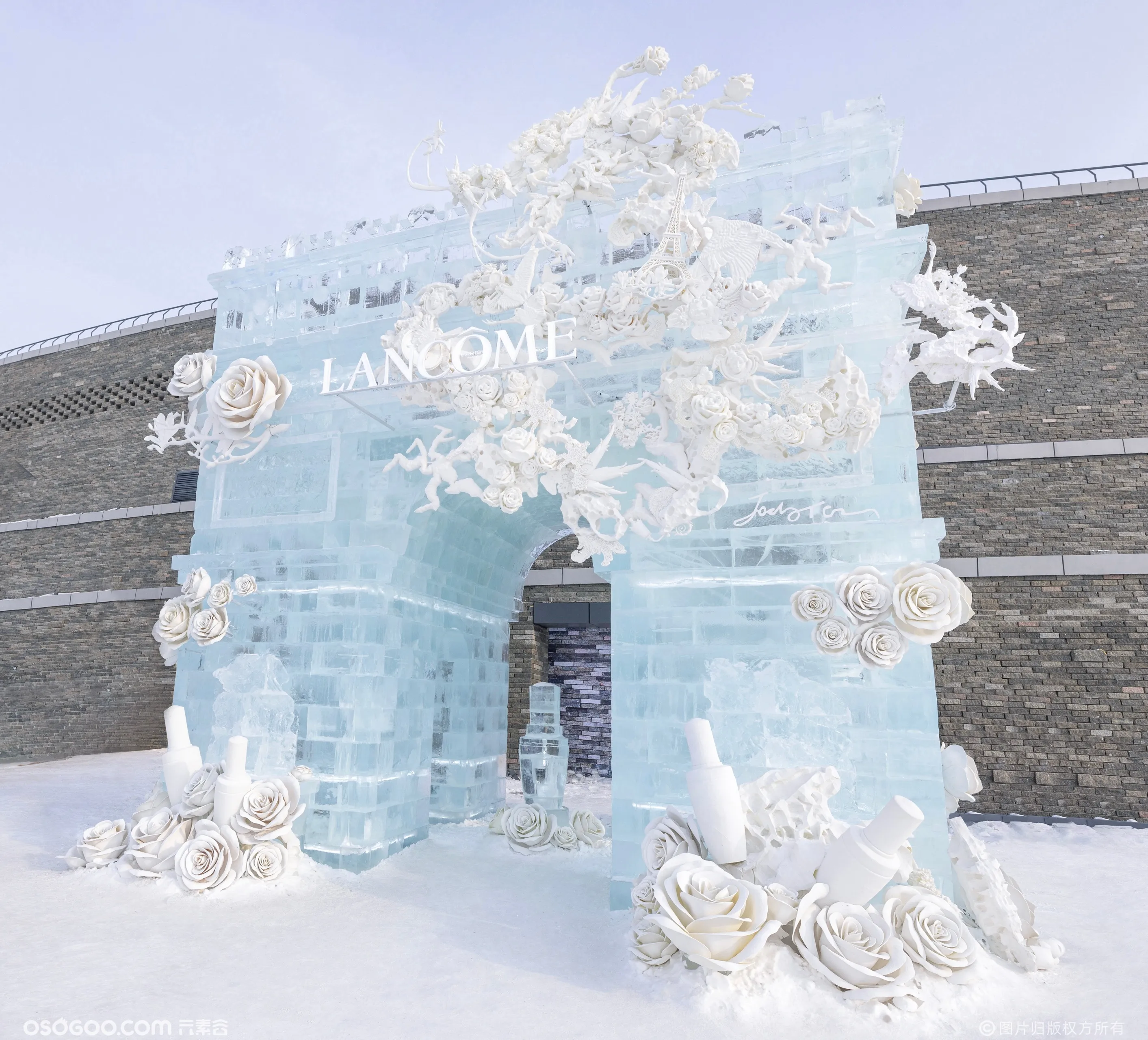 兰蔻哈尔滨冰雪大世界 | 新年艺术冰雕装置