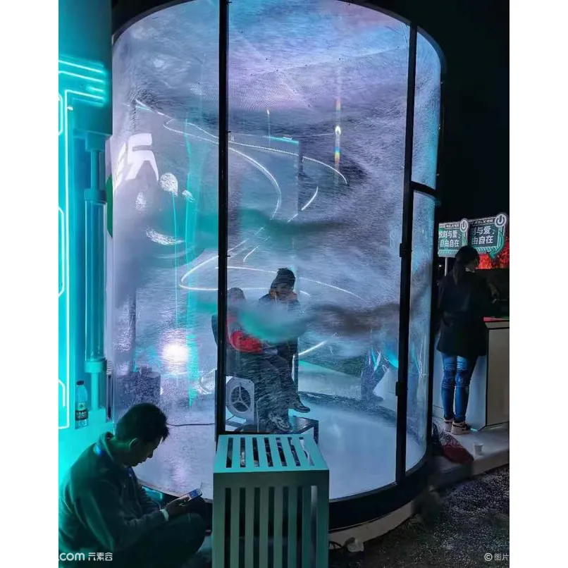 雪之舞互动装置，太空风暴雪模拟体验舱设备出租出售，厂家直销