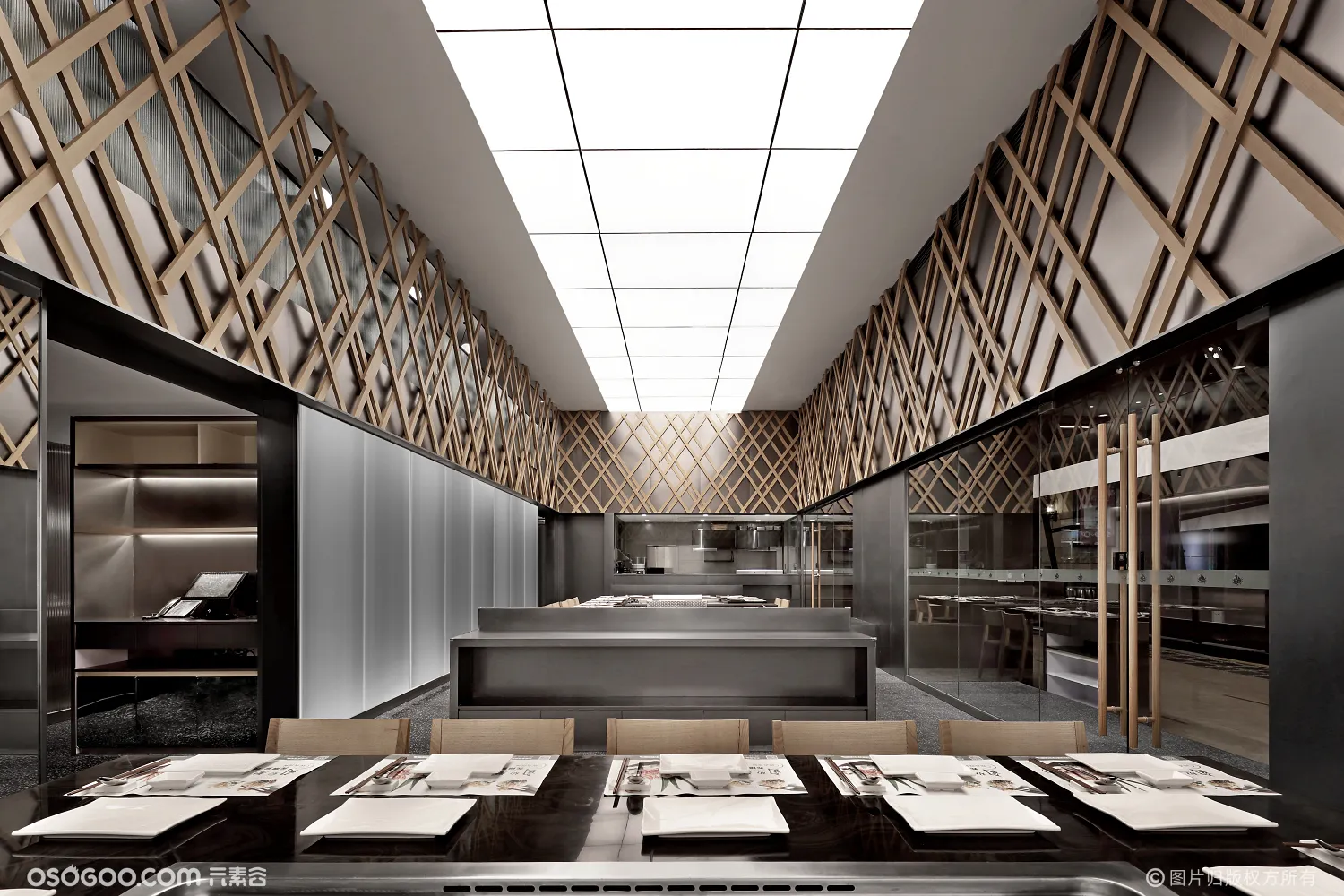 深圳这家日式铁板烧餐厅设计，10分新颖，很大渔！|设计-元素谷(OSOGOO)