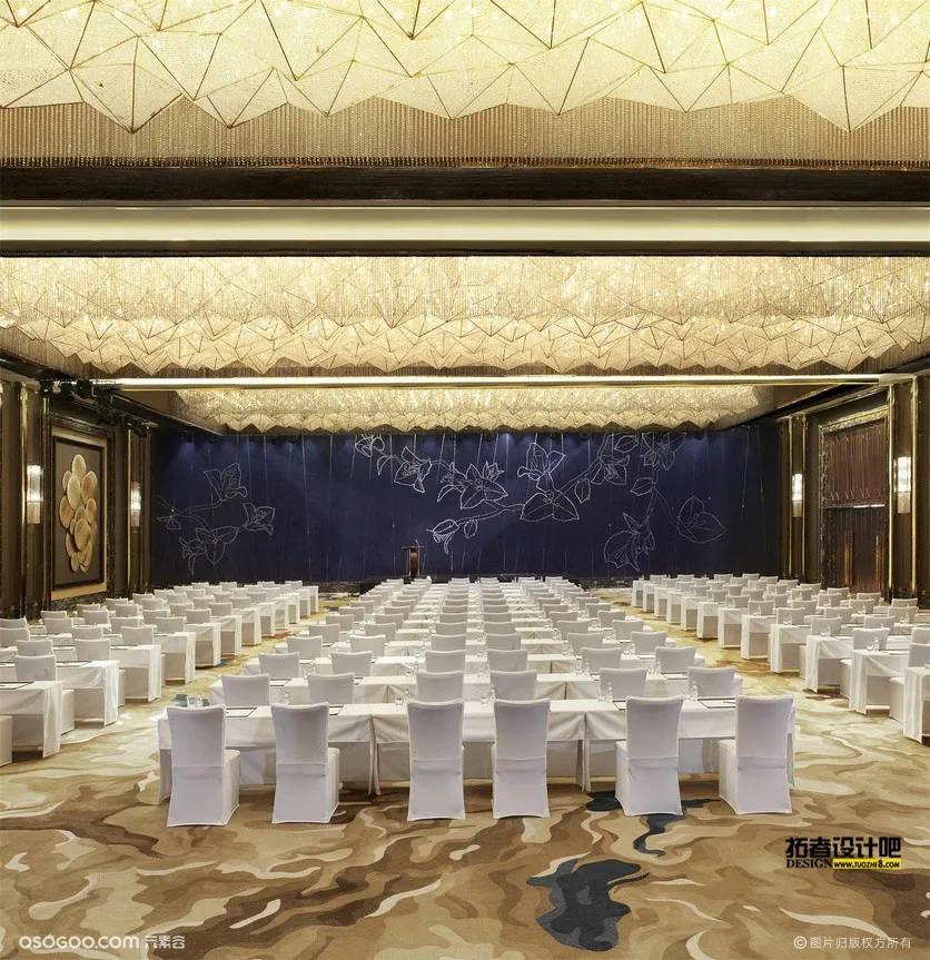 深圳瑞吉酒店宴会厅平面图