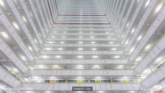 航拍到的香港大楼上帝视角，画面美得像艺术