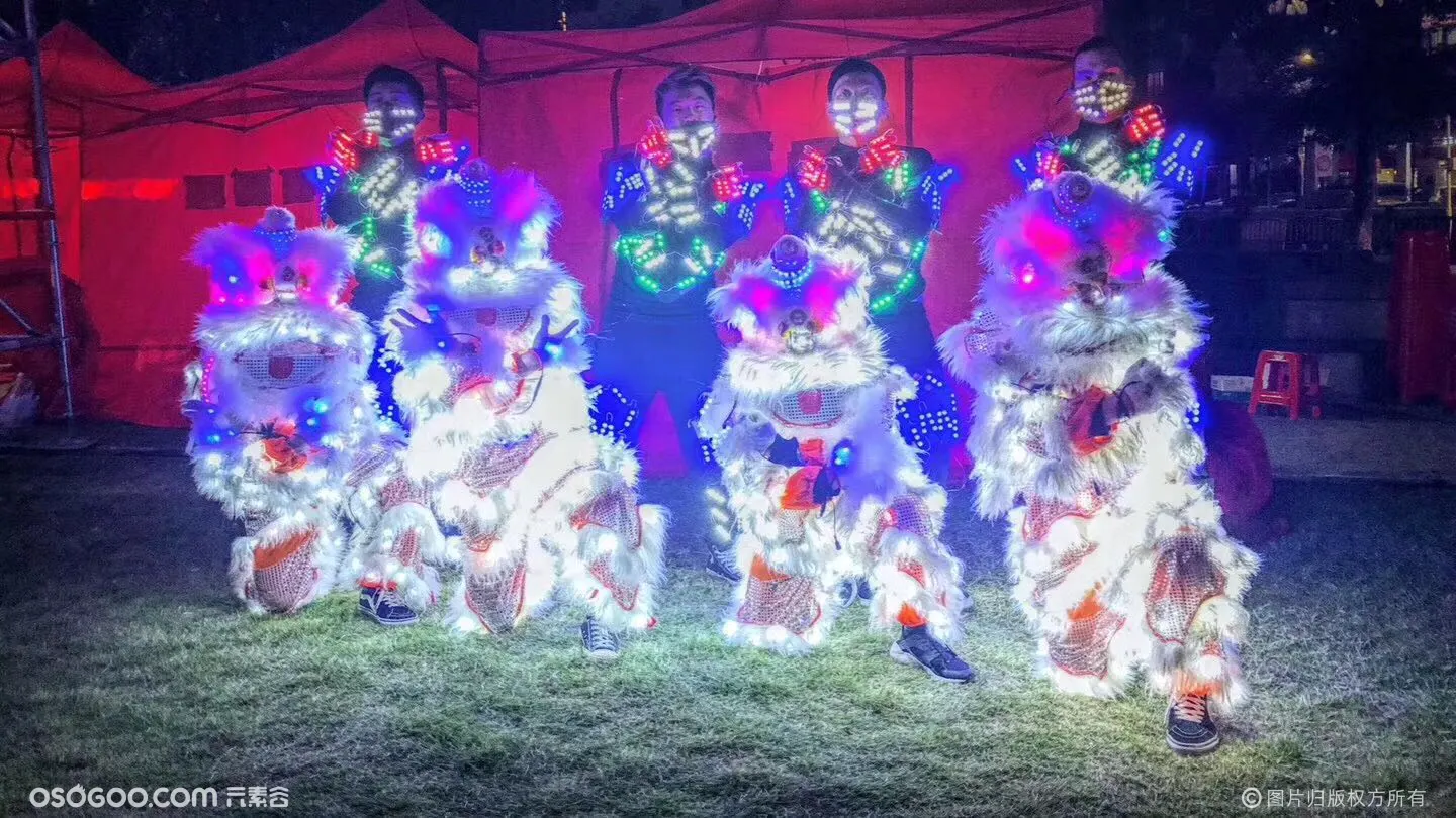 电光街舞狮表演，传统与潮流的对话