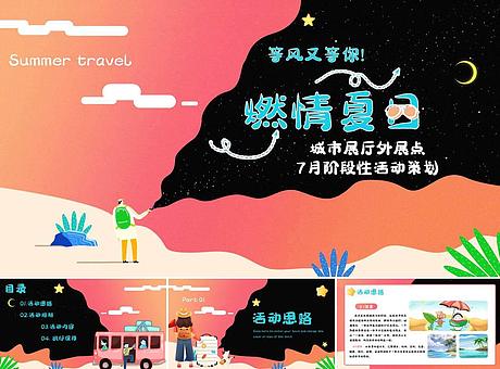 地产项目城市展厅外展点7月系列“燃情夏日”活动策划方案【夏季活动】