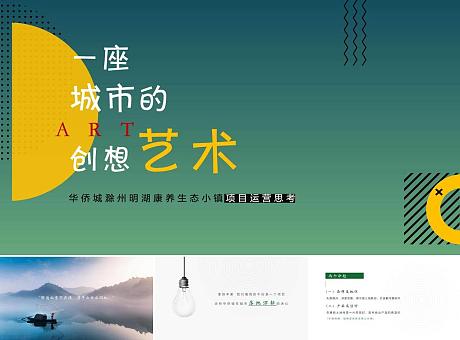   2020华侨城滁州明湖康养生态小镇项目运营思考方案
