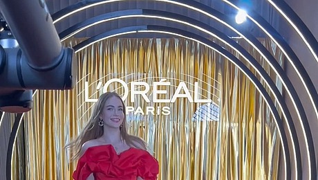 loreal欧莱雅格莱美慢镜头拍摄花絮格莱美慢动作精彩瞬间