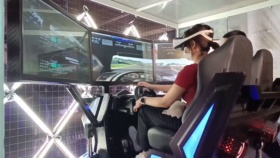 VR三屏赛车出租VR赛车模拟器租赁出租