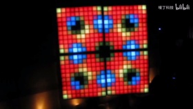 像素装饰灯 可拼接模块化像素风格显示屏灯光互动装置设备