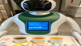 上海人形送餐机器人租赁 送餐服务机器人