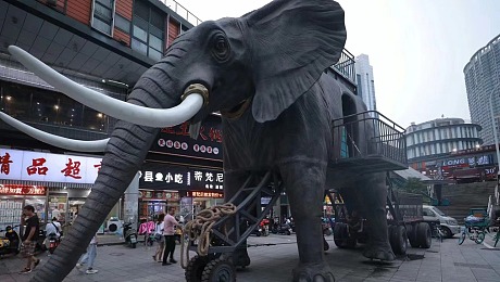 大型景区房地产推荐机械大象租赁出售械大象出租巡游机械大象租赁