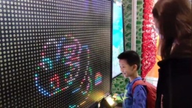 【唛丁科技】互动手感涂鸦墙互动墙商场节假日活动暖场道具水感