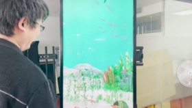 【唛丁科技】互动水族馆 云养鱼互动装置 吸粉引流暖场