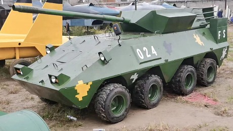 国防教育基地 军事展模型 09步兵突击战车景区军事模型项目 