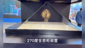 2022南京文化和科技融合成果展览交易会270度全息柜