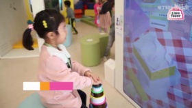蛋糕塔搭房子游戏互动装置 商场儿童女神节商场互动引流设备 
